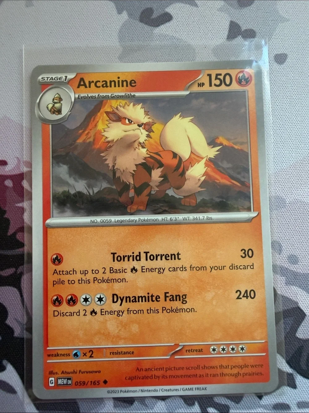 Growlithe & Arcanine Evolution Lot | 5 Cards | Holo & Reverse Holo | TCG ✨5/$25✨